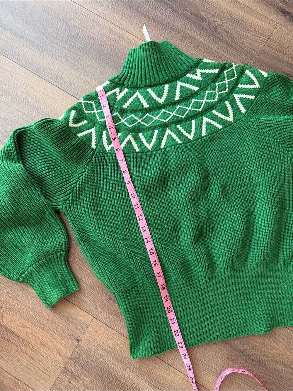 VARLEY Marcie Fairisle Knit Sweater- size Small - Picture 6 of 10